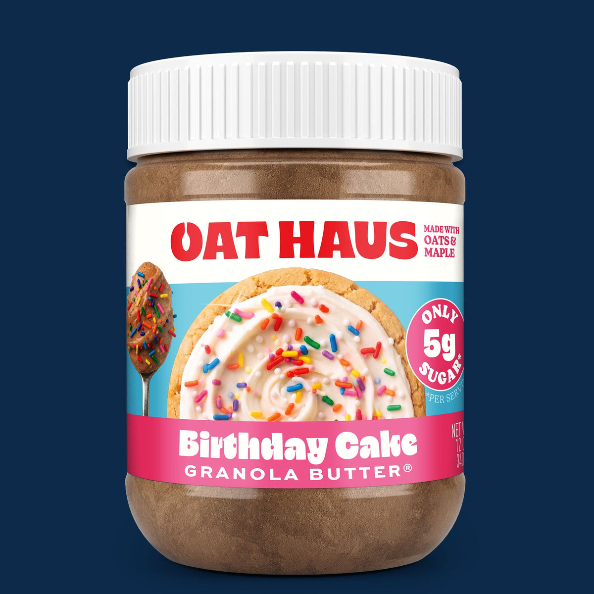 Birthday Cake Granola Butter